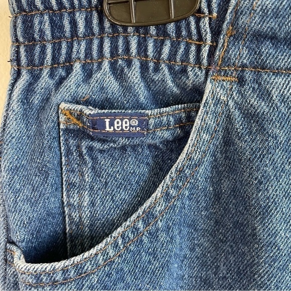 LEE Vintage High Rise Elastic Waist Mom Jeans size 12 - Picture 6 of 11